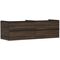 HG Waschtischunterschrank Xelu Q 1560x485x550mm NB du Griff mattschwarz