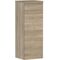 HG Halbhochschrank Xelu Q 1065x400x370mm eiche natur Griff chrom