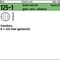 Unterlegscheibe DIN 125-1 B 5,3x10x1 Stahl 140 HV galv.verz. sw 1000St. - VPE: 1000