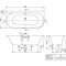 V&B Vorwandwanne LOOP & FRIENDS OVAL DUO wd. 1800x800mm Eckausführung li we