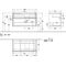 V&B Waschtischunterschrank COLLARO 100x54,8x50cm WT re m LED-B. Truffle gr