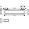 Haltegriff Axor Universal 300mm, mattschwarz
