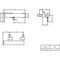 V&B Einhand-Brausebatterie DAWN Wandmontage, 274x111x88mm matt black
