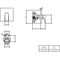 V&B Fertigmontageset LIBERTY EH-Brauseb 150x150x54mm chrom