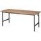 Arbeitsttisch Jerry B2000xT800xH800-850mm Arbeitsplatte Buche Gestell grau RAU