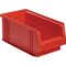 Sichtlagerkasten PLK L290xB150xH125mm PP rot LA-KA-PE