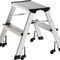 Klapptritt Stufen 2 Plattform-H.440mm Alu.fahrbar