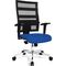 Bürodrehstuhl m.Punktsynchrontechnik schwarz/blau 450-550mm Trgf.110kg