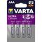 Varta Batterie 6103301404 AAA Micro 1,5V 4 St./Pack.