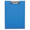 Klemmbrett 23,6x32,1cm Klemme silber Polypropylen blau