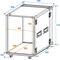 ROADINGER Rack Profi 15HE 45cm mit Rollen