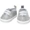 Pu-Glitzer-Sneakers, silber, Gr. 38-45cm