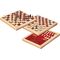 Schach-Dame-Set Holzbox 32x32cm