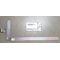 Tor-Winkelband f. Garagentore 400x1000xØ20x60x120mm Stahl roh galv. gelb verz.