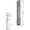 Konstruktionsband 200xØ20,0x27,0xØ14,0mm Stahl roh Ausführung: 3-teilig GAH