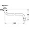 Grohe S-Auslauf 5 Stück Ausldg 300mm chr