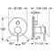 Grohe Einhandbatterie ATRIO FMS z 35604 m 3W-Umst supersteel