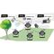 EUROLITE LED Outdoor Spot 15W RGBW QuickDMX mit Erdspieß
