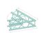 ALUTRUSS DECOLOCK DQ4-SPAC20 2-Weg Ecke 60° sw