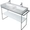 Duravit Glaseinleger DURASQUARE für Metallkonsole 003117/118 weiß