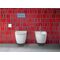 Duravit Wand-Bidet ME by Starck COMPACT m ÜL m HLB 370x480mm 1 HL we seidenmatt