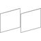 KG Auszugfront Set, Schwarz, Acanto zu WTU 120 Art.-Nr.: 500.613.16.1