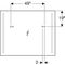Geberit Lichtspiegel OPTION Beleuchtung beidseitig 800x650x36mm