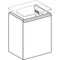 Geberit HWB-Unterschrank SMYLE Square 492x617x406mm TA re La sandgrau hgl