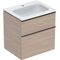 Geberit Waschtischunterschrank iCon 600x630x480mm m Möbel-WT KT Eiche/Griff