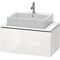 Duravit Konsolenunterschrank L-CUBE 400x820x477mm weiß supermatt