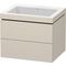 Duravit Waschtischunterbau L-CUBE m WT Vero Air 500x600x480mm o HL ta smat