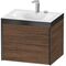 Duravit Möbelwaschtischset XVIU 600x480mm Cha ma / ta s-matt Ra 83 o HL