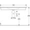 Geberit Möbelwaschtisch ONE weiß, mit Hahnloch 1200x480mm