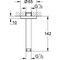 Grohe Deckenauslass RAINSHOWER Länge 142mm chr