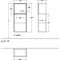 V&B Seitenschrank FINION 418x936x270mm Ans L Regal Peo Wln ven