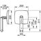Keuco Kosmetikspiegel iLook_move 200x200mm, beleuchtet edelstahl-finish