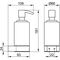 Keuco Schaumseifenspender PLAN Opalglas m Halter und Pumpe ES