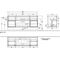 V&B Waschtischunterschrank FINION 1600x603x501mm Regalele. bl ma glos. wh