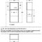 V&B Seitenschrank FINION 418x936x270mm Ans r Regal go ma anthr. m