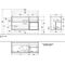 V&B Waschtischunterschrank FINION 1200x603x501mm Regalele. Gold Matt Peony