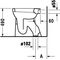 Duravit Stand-WC DURAPLUS SUDAN flach 360x505mm, Abgang senkrecht weiß