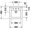 Duravit Einbauwaschtisch STARCK 3 m ÜL HLB 480x465mm geschli 1 HL weiß WG