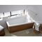 Duravit Badewanne PAIOVA 1700x1000mm, 1 Rückenschräge rechts weiß