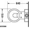 Duravit Stand-WC-Kombination STARCK 1 tief, 415x640mm, Abgang Vario weiß WG