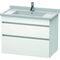 Duravit Waschtischunterbau DURASTYLE 470x800x618mm weiß matt/weiß matt