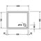 Duravit Rechteck-Duschwanne STARCK SLIML mit Antislip 1000x800x50mm weiß