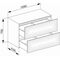 Keuco Sideboard EDITION 11 1050x700x535mm weiß