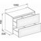 Keuco Unterbauschrank EDITION 11 PLANNIN 1050x700x535mm m LED-I-Bel we sdm
