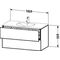 Duravit Waschtischunterbau L-CUBE 534x1020x550mm taupe