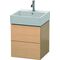 Duravit Waschtischunterbau L-CUBE 544x484x459mm eiche gebürstet